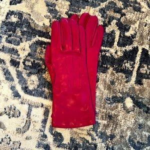 Leather Coach Gloves